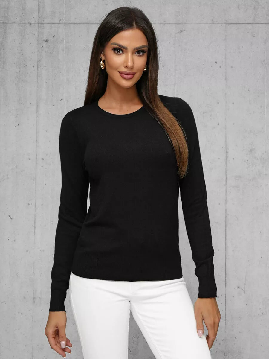 Women's black sweater Stel