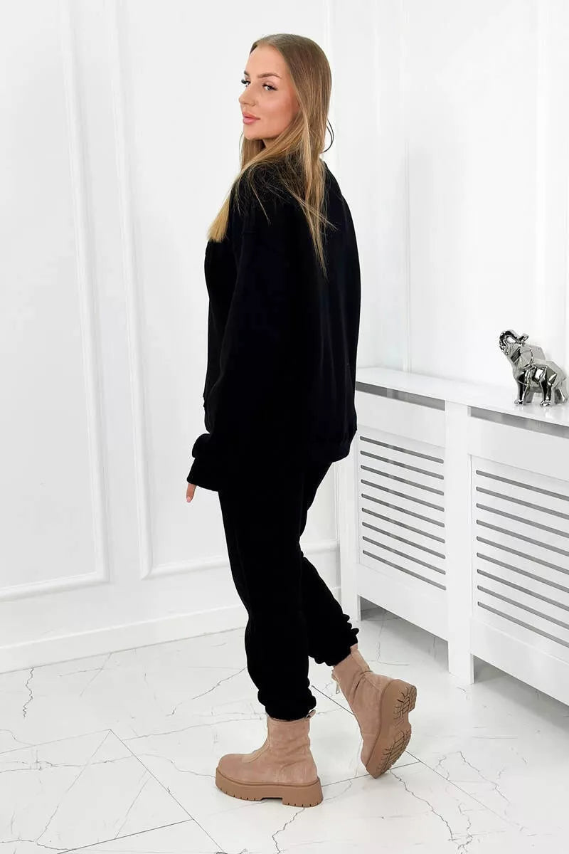 Women's black Copenhagen set.