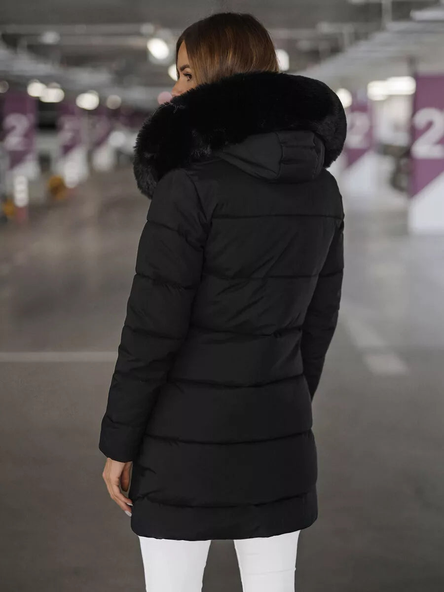 Women's black coat Stel