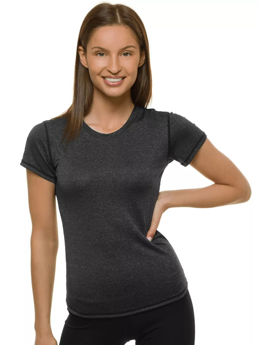 Women's dark gray T-shirt Samant