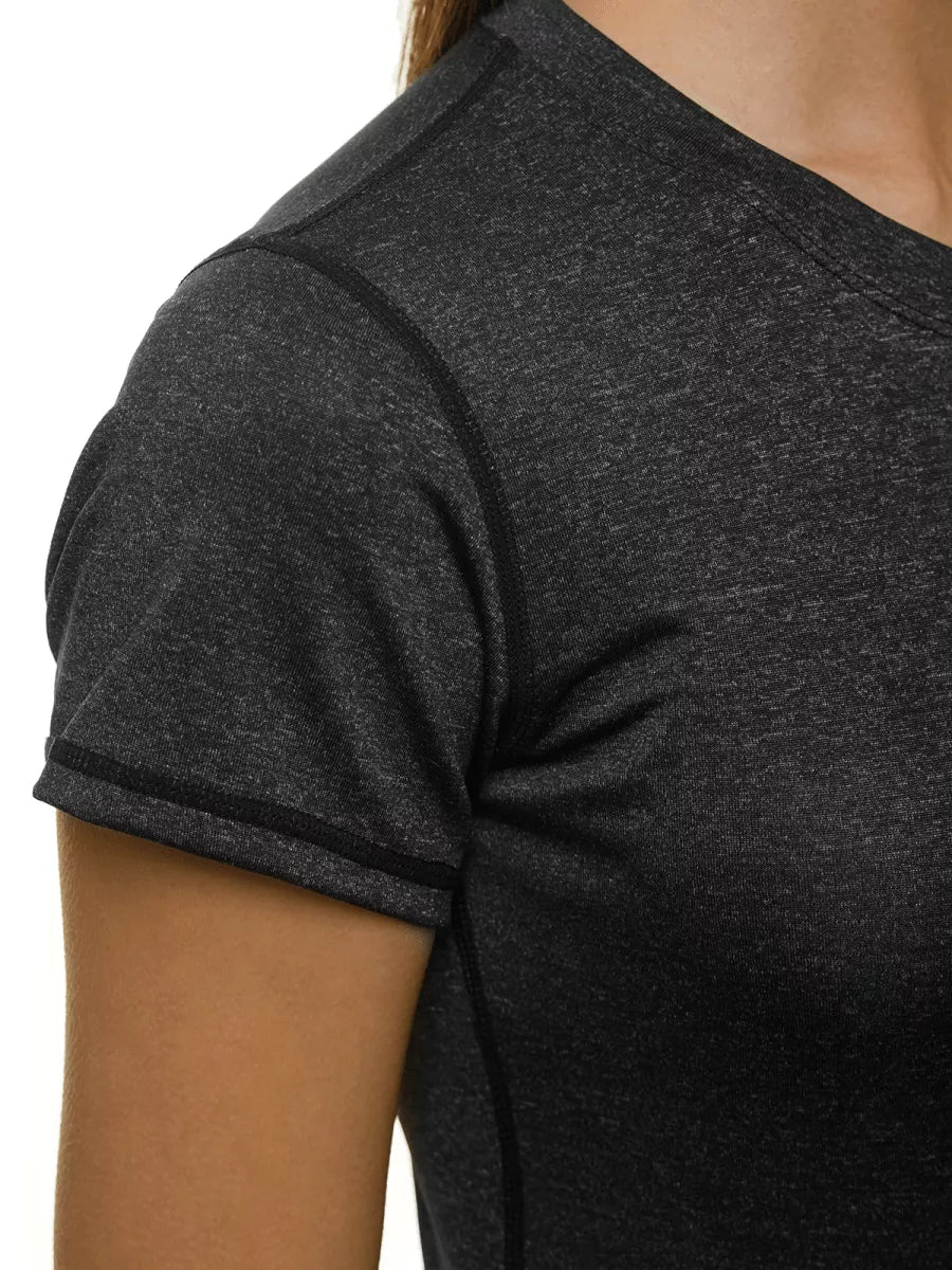 Women's dark gray T-shirt Samant