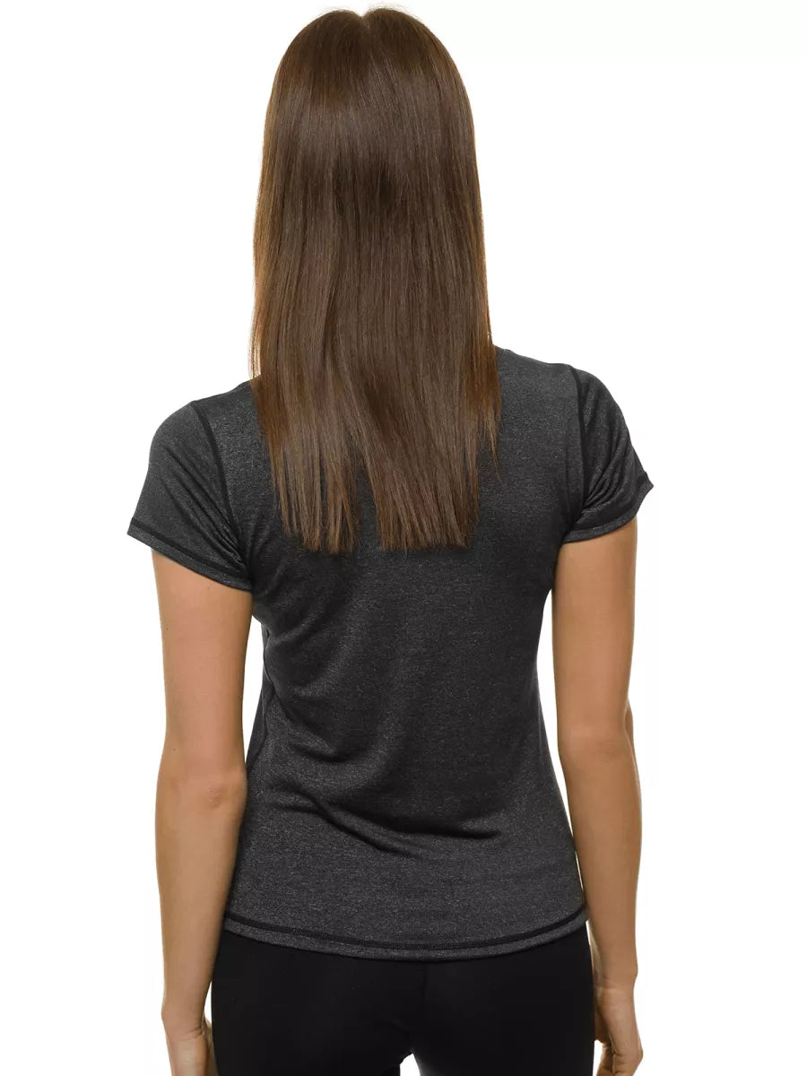 Women's dark gray T-shirt Samant