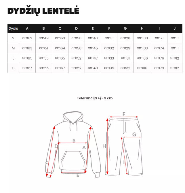 Women's black velour set Softi