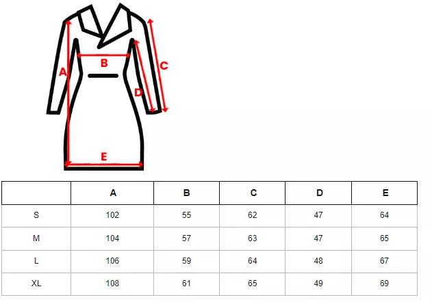 Women's white coat Karum