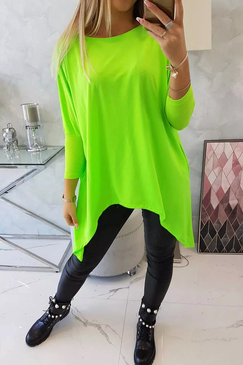 Women's green neon blouse Rosit