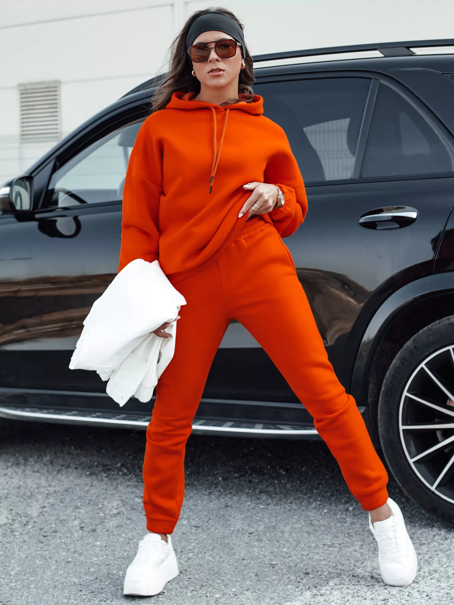Women's orange suit Ksenia