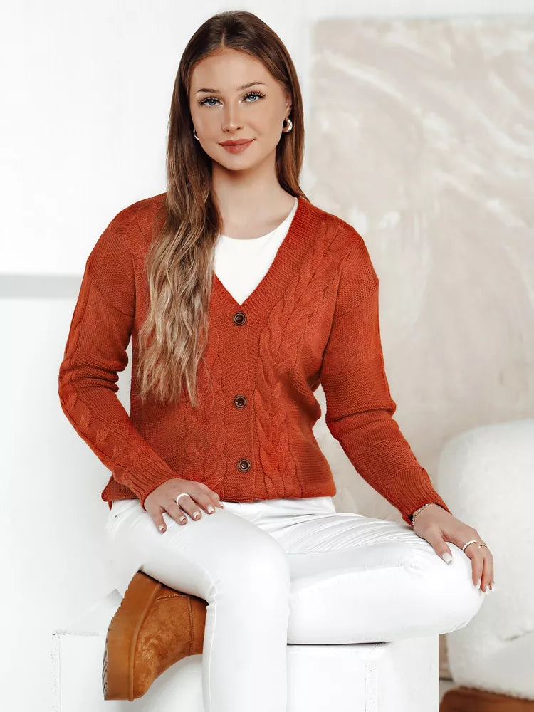 Women's orange sweater Betin