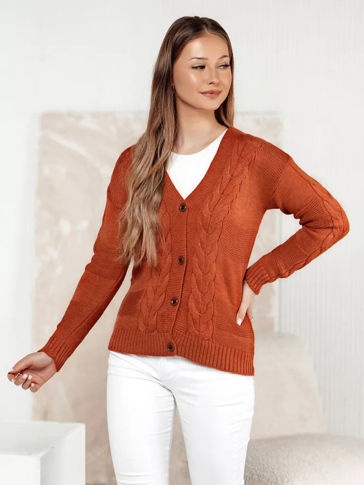 Women's orange sweater Betin