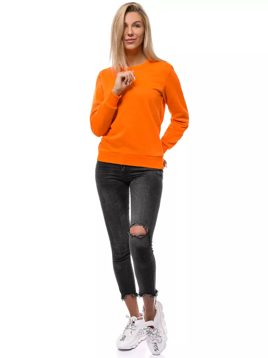 Women's orange sweater Kober