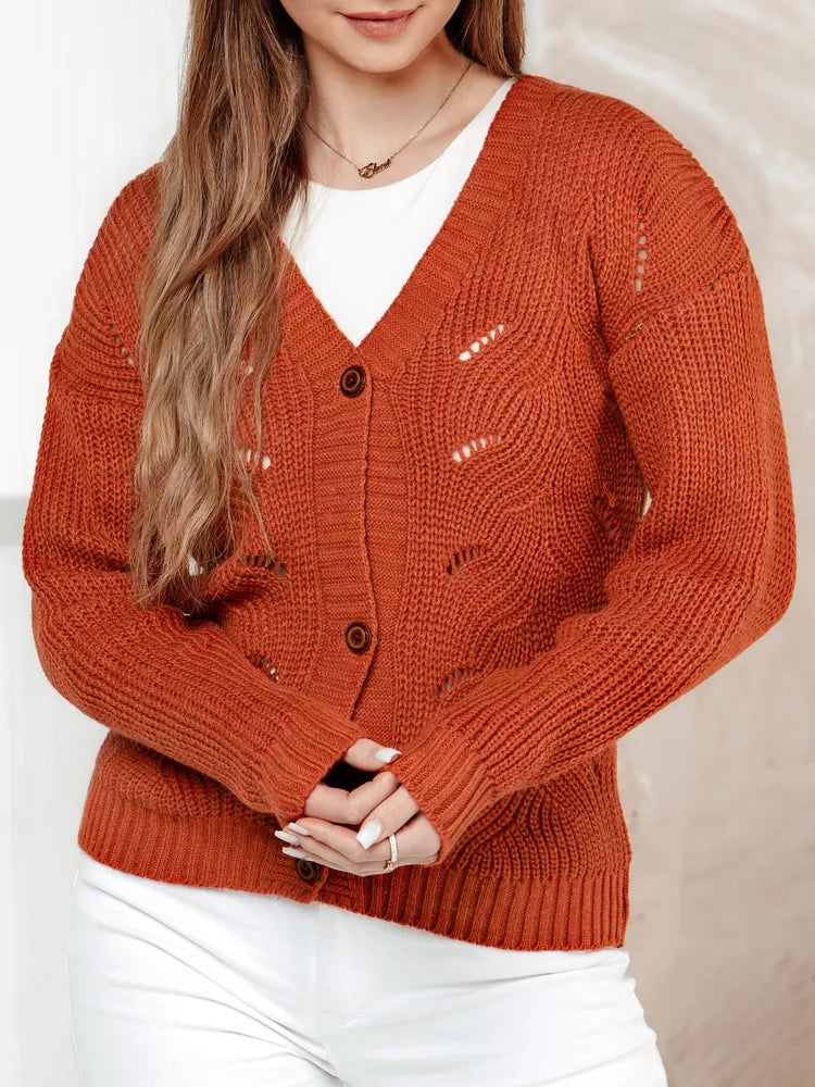 Women's orange sweater Livi