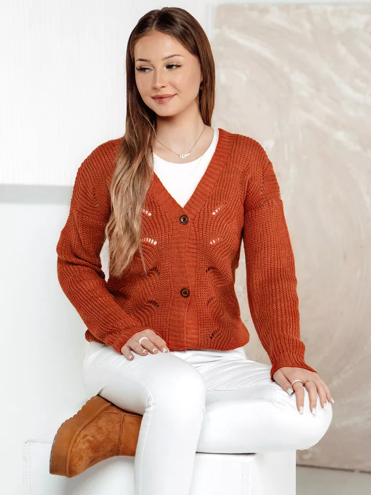 Women's orange sweater Livi