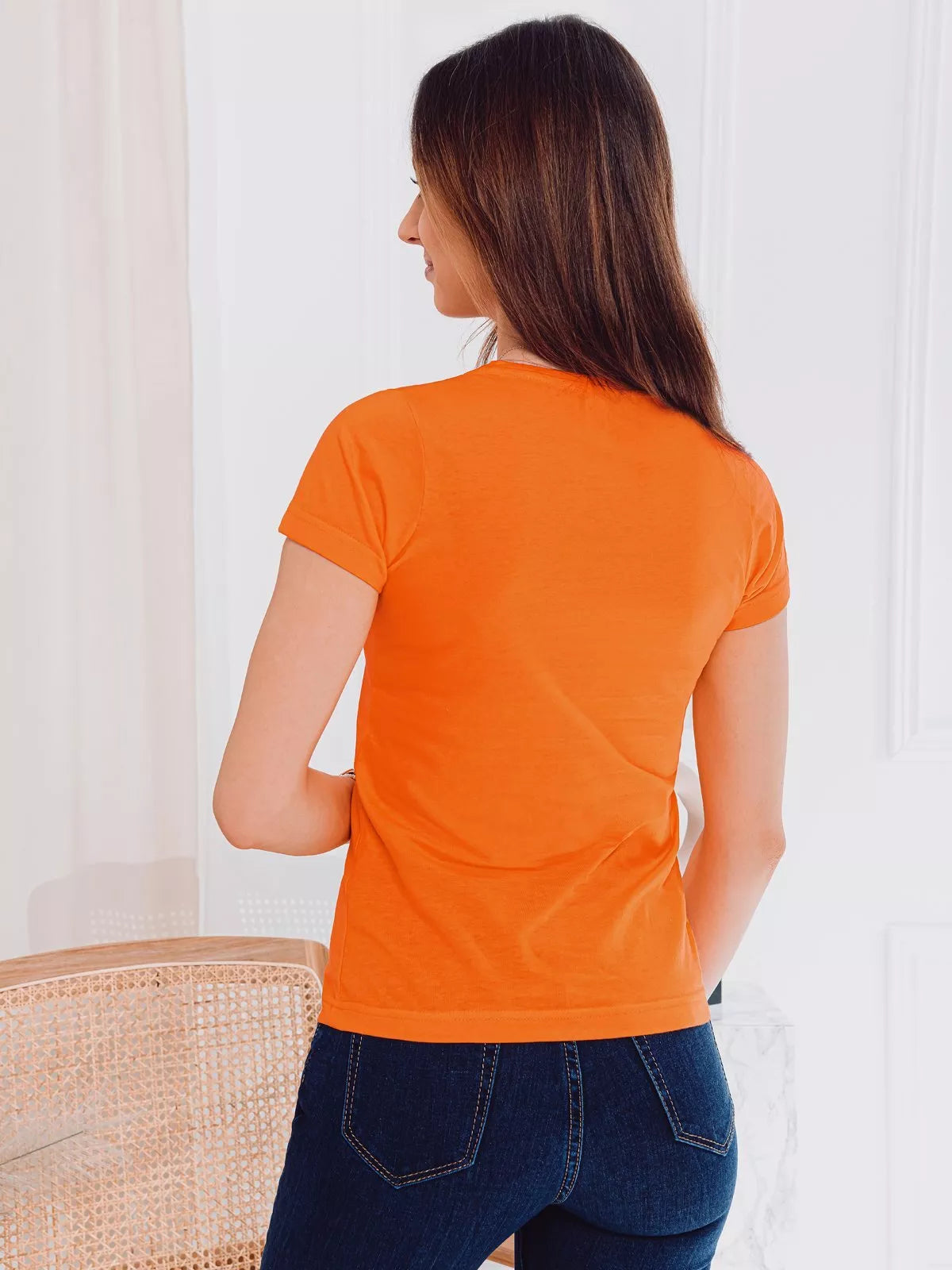 Women's orange T-shirt Nova