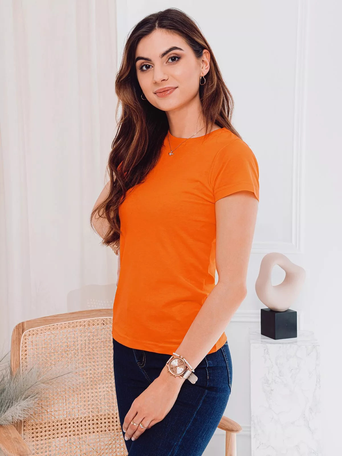 Women's orange T-shirt Nova