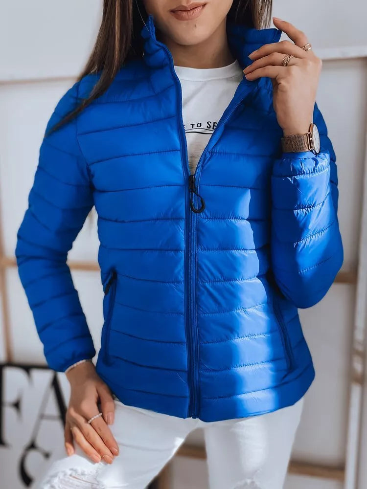 Bright blue women's spring jacket Doli