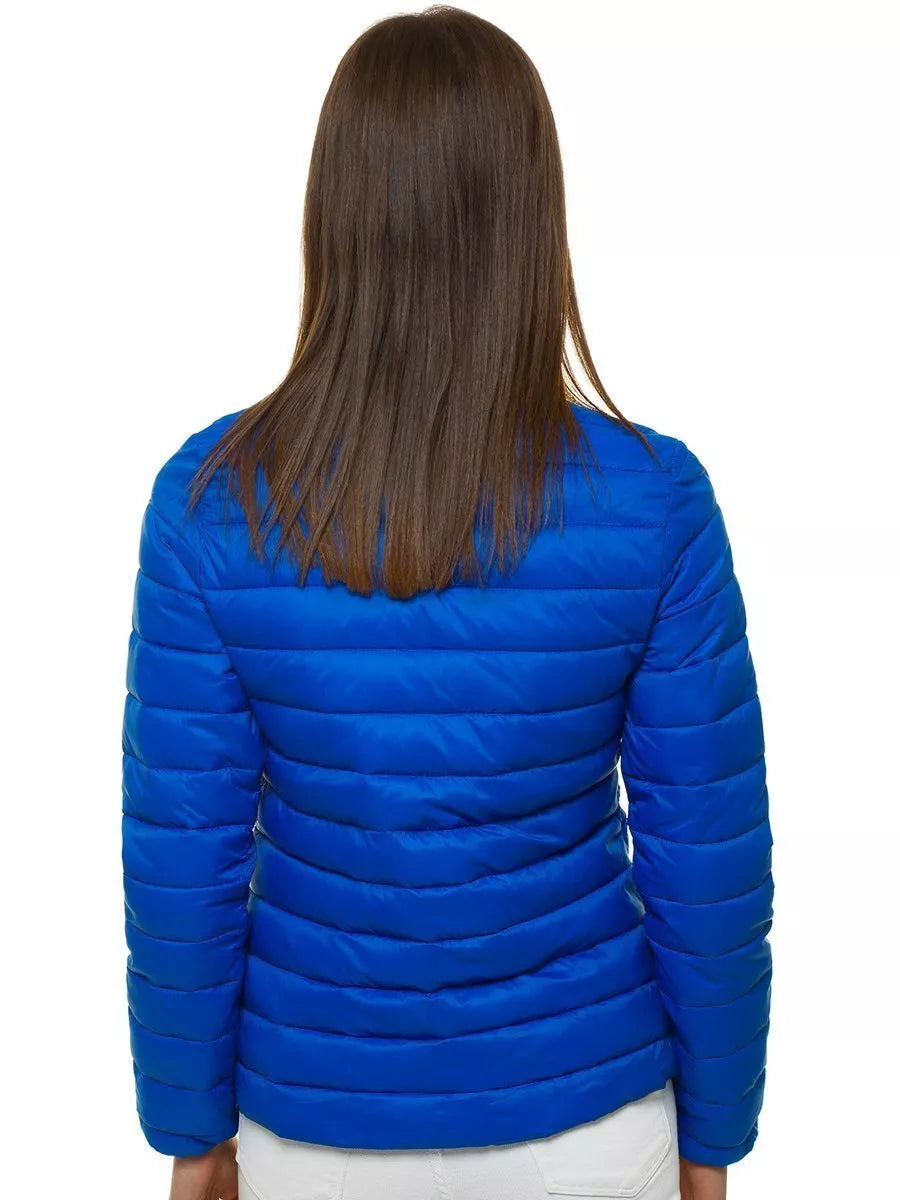 Bright blue women's spring jacket Doli