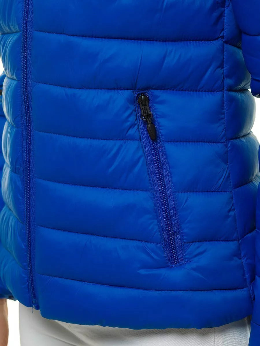 Bright blue women's spring jacket Doli