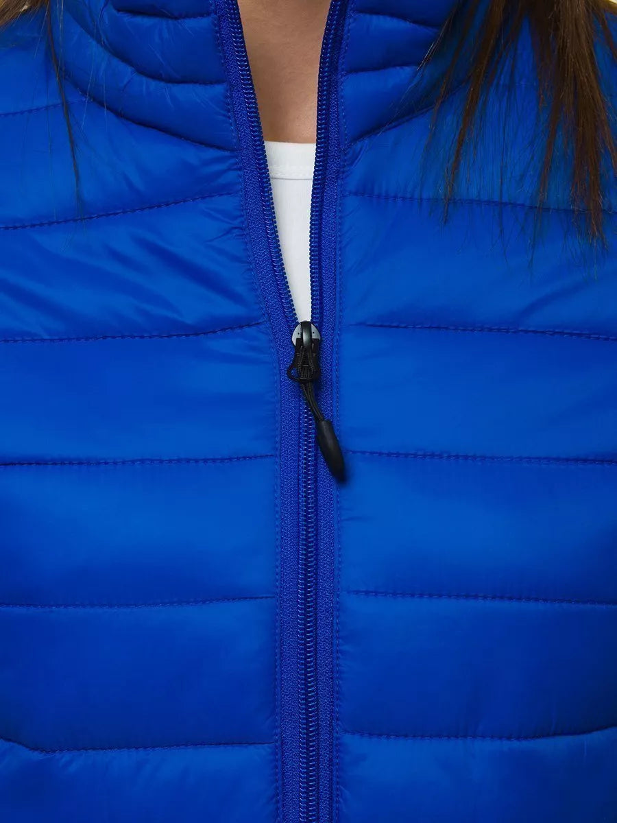 Bright blue women's spring jacket Doli