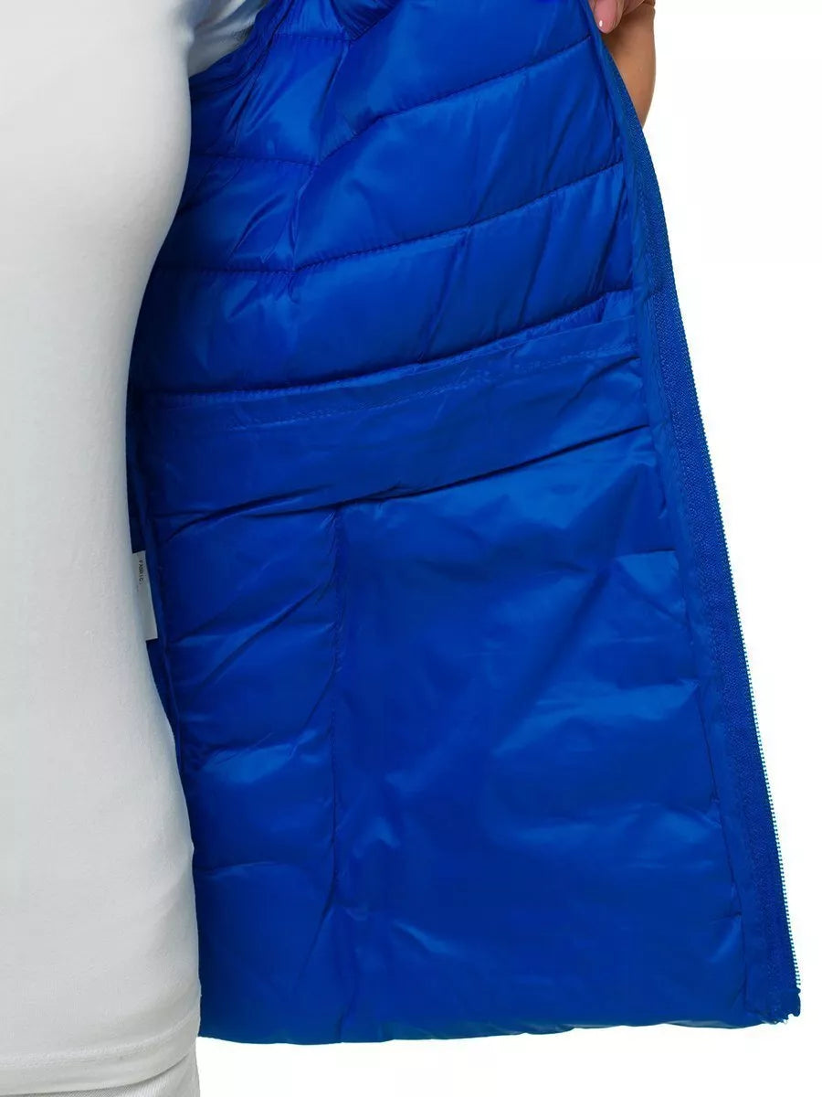 Bright blue women's spring jacket Doli