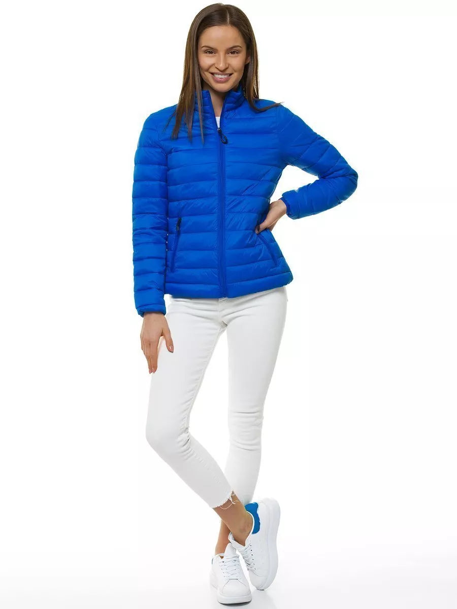 Bright blue women's spring jacket Doli
