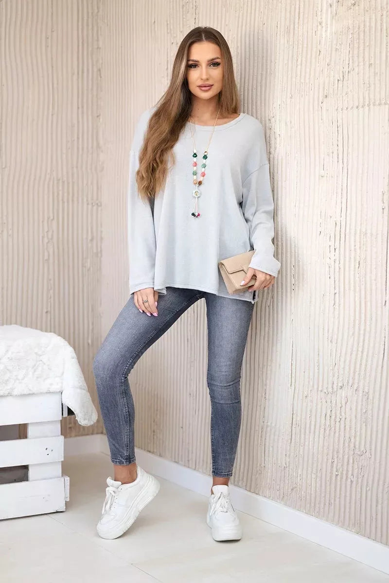 Women's gray blouse Lori