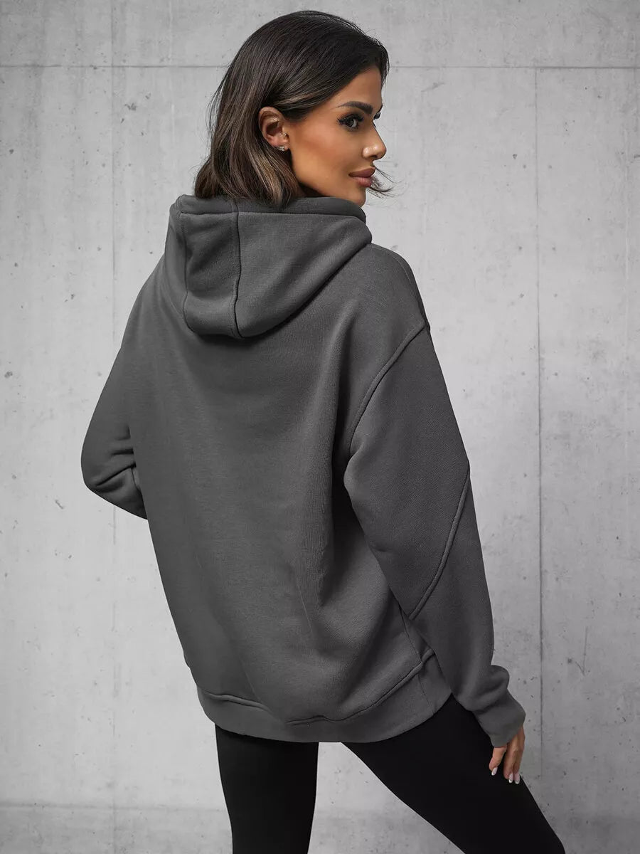 Women's gray sweater Broken