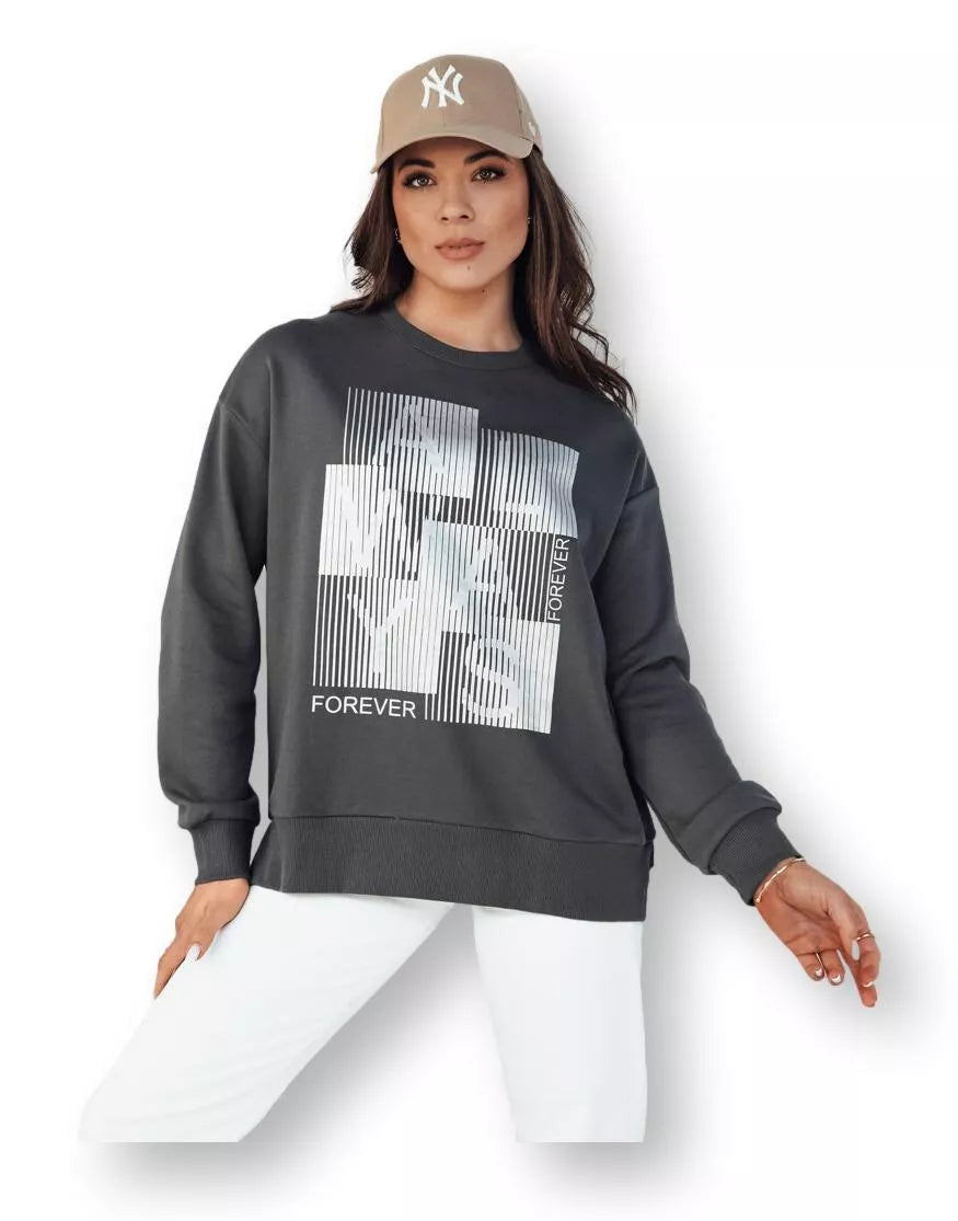 Women's gray sweater Femme