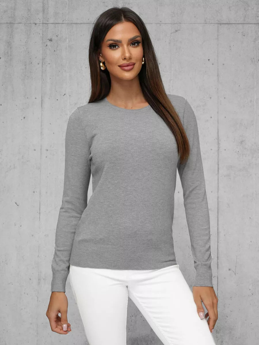 Women's gray sweater Stel