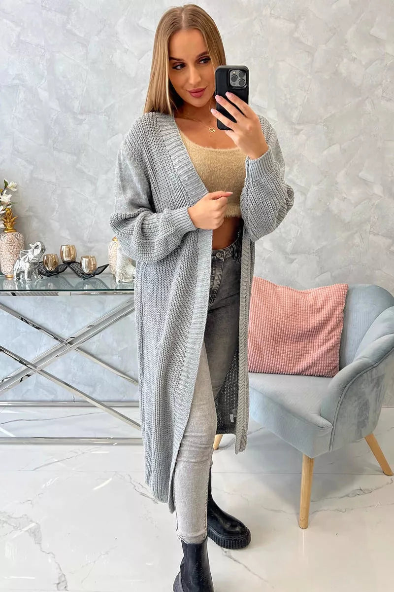 Women's gray cardigan Longy 