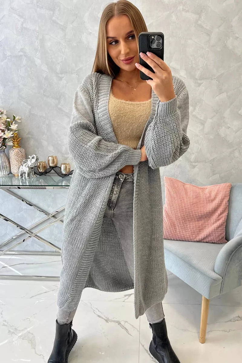 Women's gray cardigan Longy 