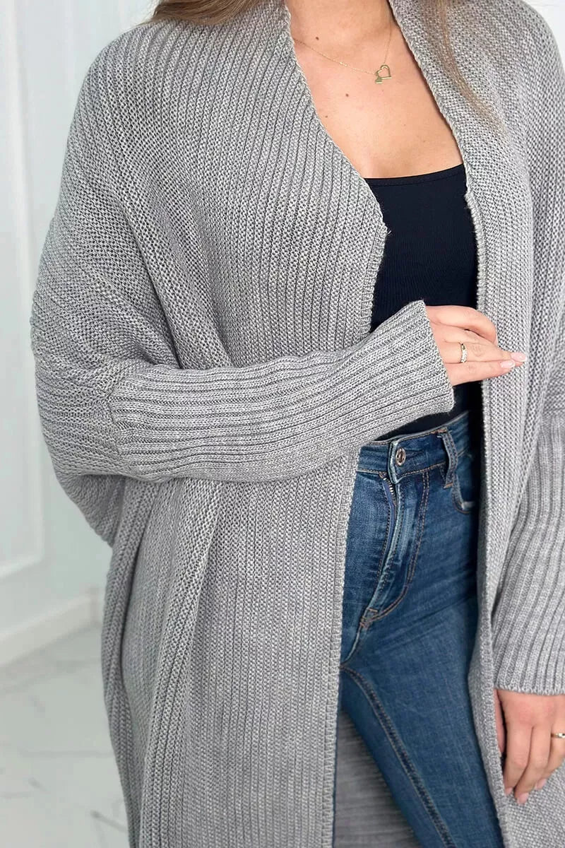 Women's gray cardigan Nave