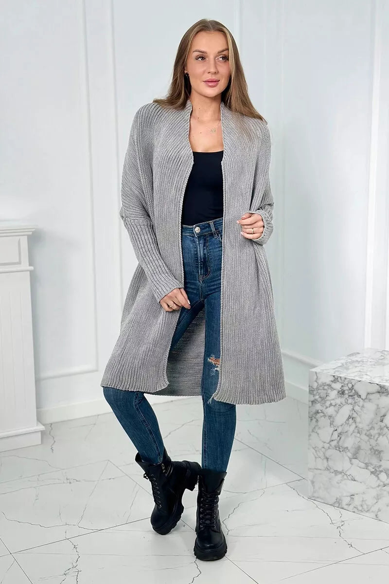 Women's gray cardigan Nave