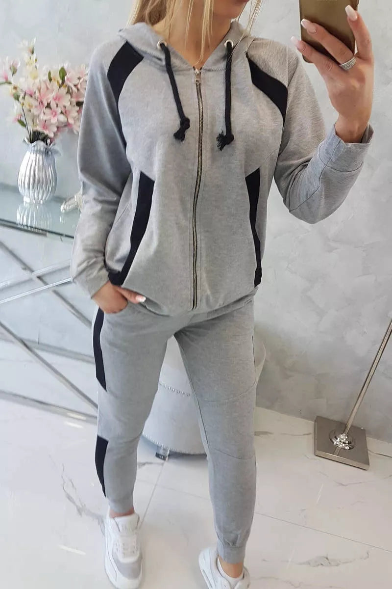Women's grey Twise suit.