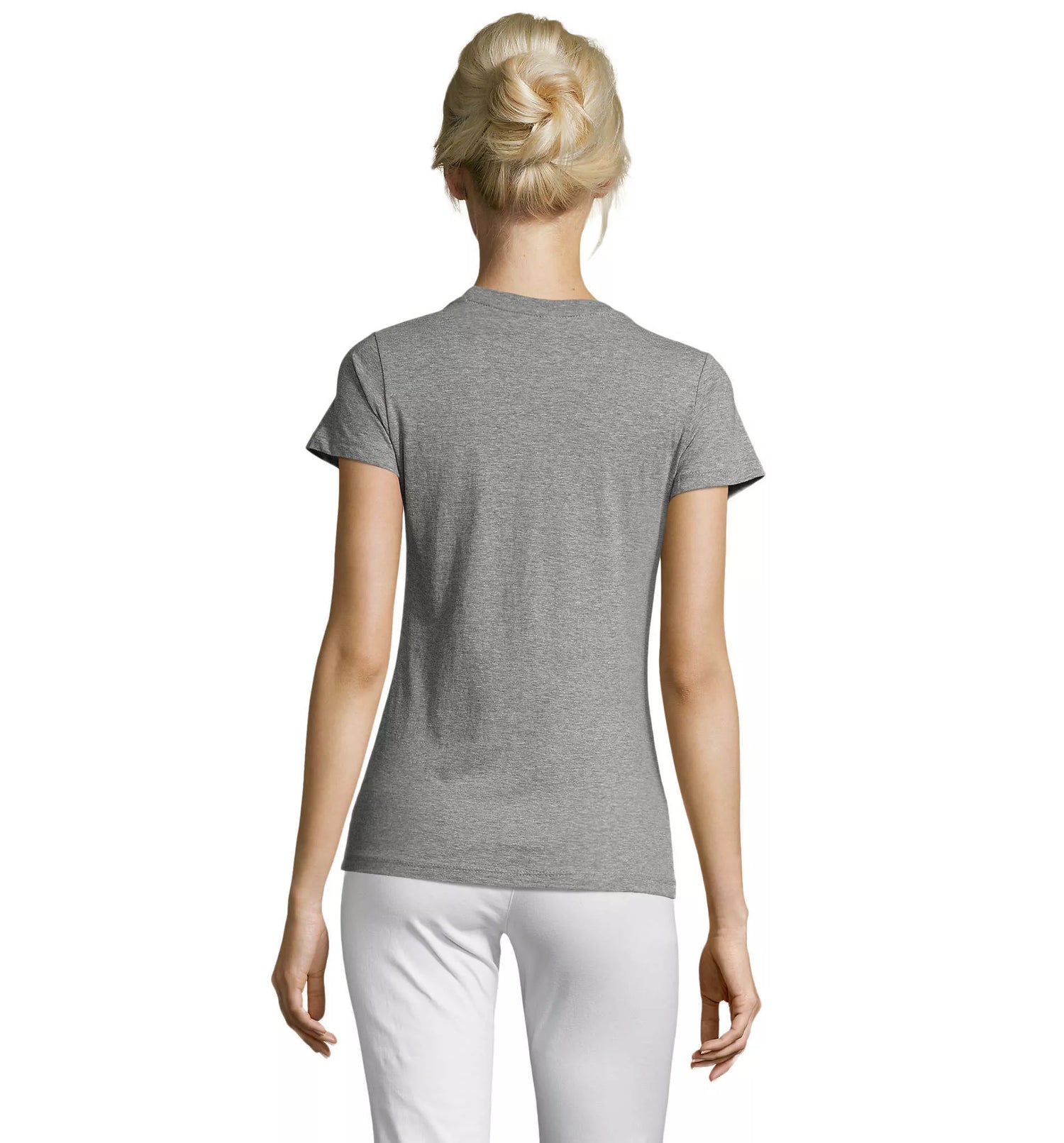Women's grey melange T-shirt Regent Women
