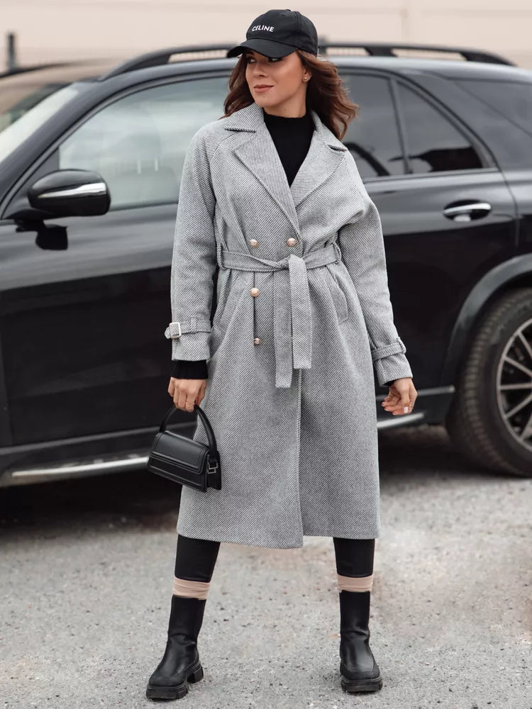 Women's gray coat Cameli