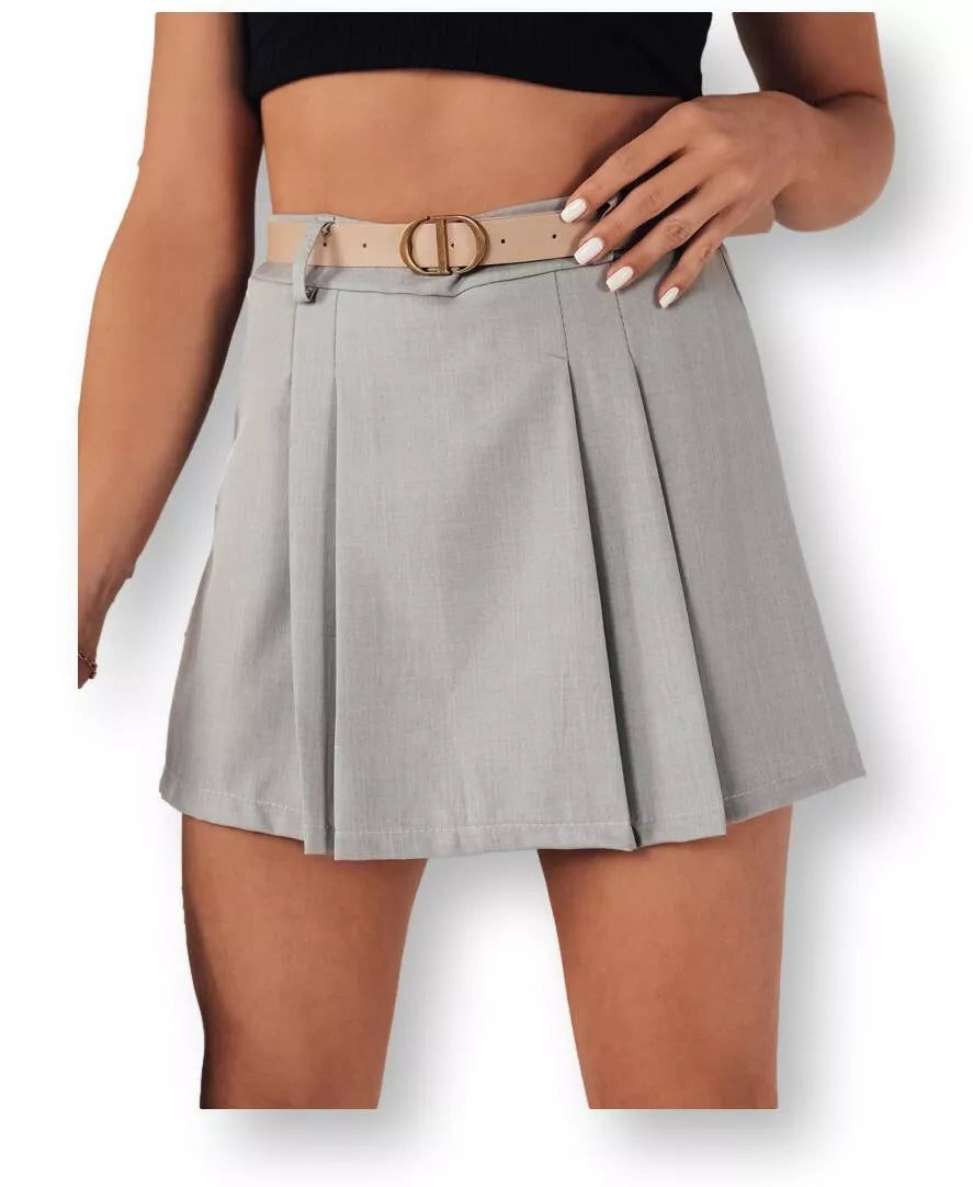 Women's gray skirt - shorts Miracle