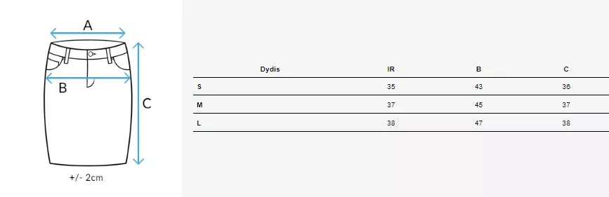 Women's gray skirt - shorts Miracle