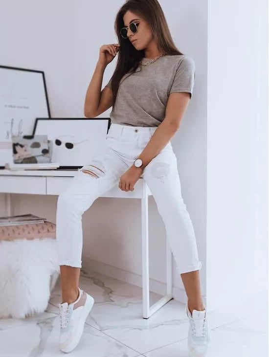 Women's gray T-shirt Mayla