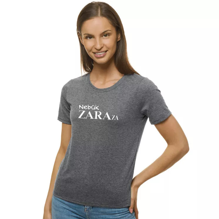 Women's gray T-shirt Zaraza