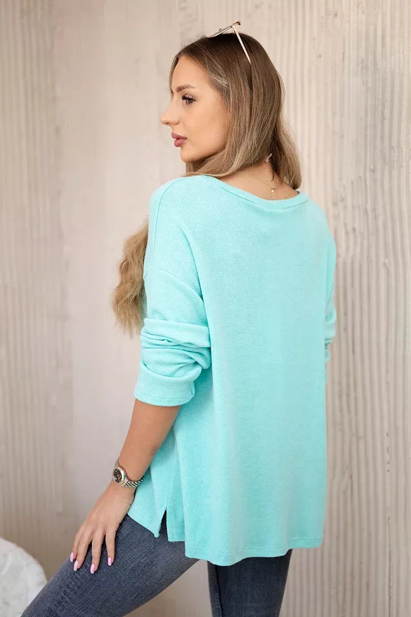 Women's mint blouse Lori