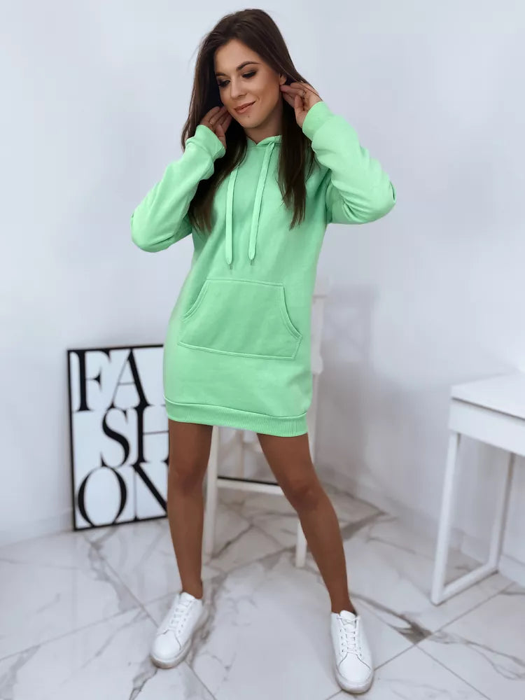 Women's mint dress with hood Megan