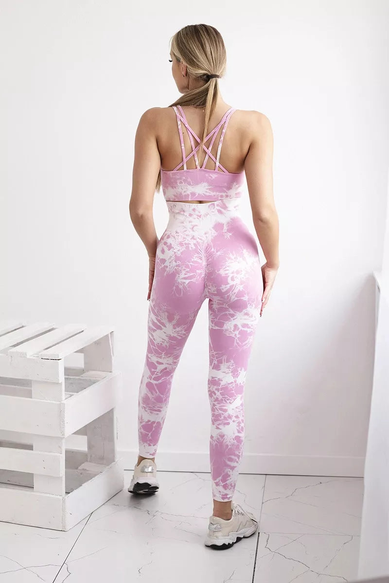 Women's Pink/White Push-Up Set