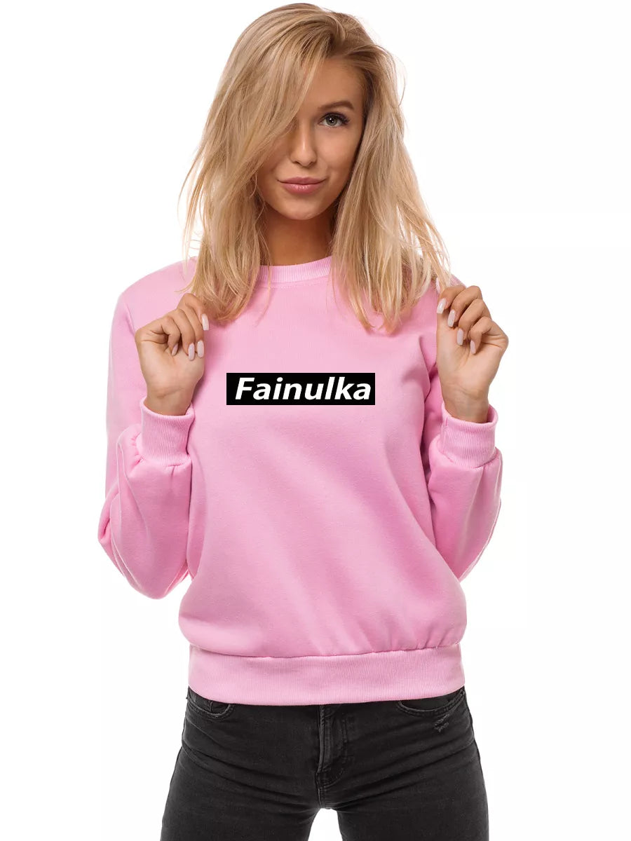 Women's pink sweater Fainulka