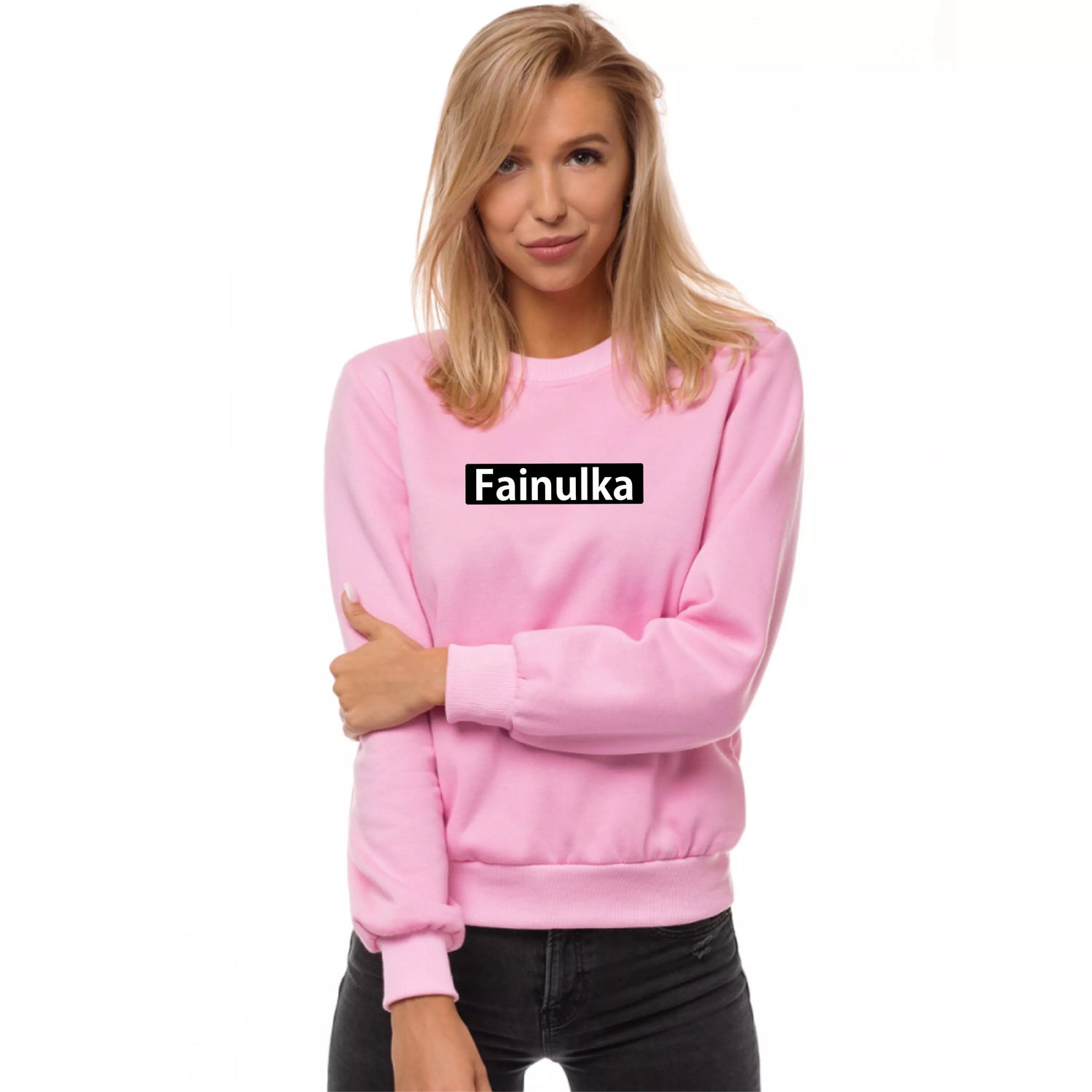 Women's pink sweater Fainulka
