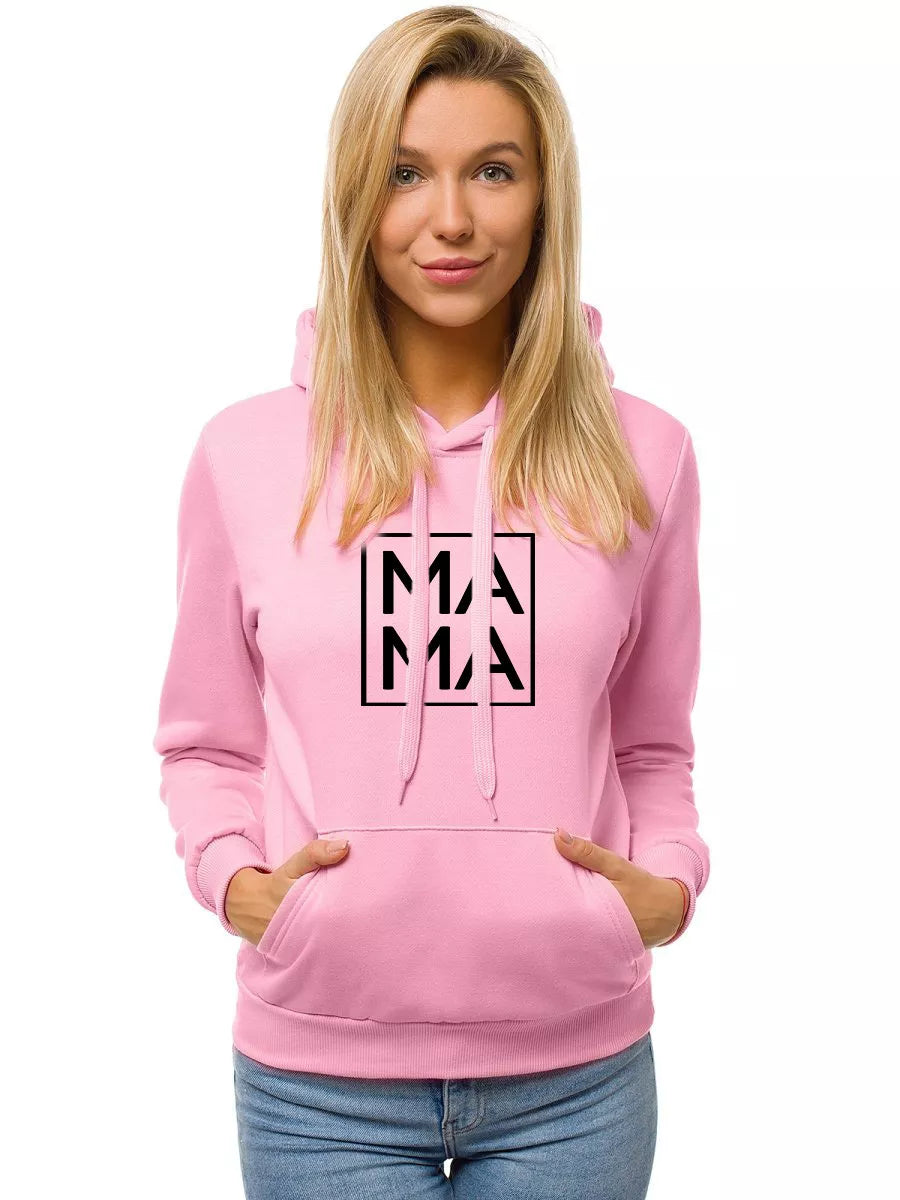 Women's pink sweater MAMA