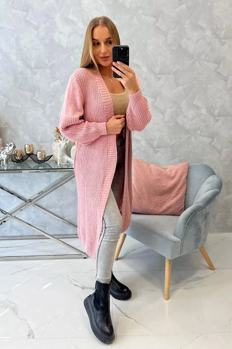 Women's pink cardigan Longy 