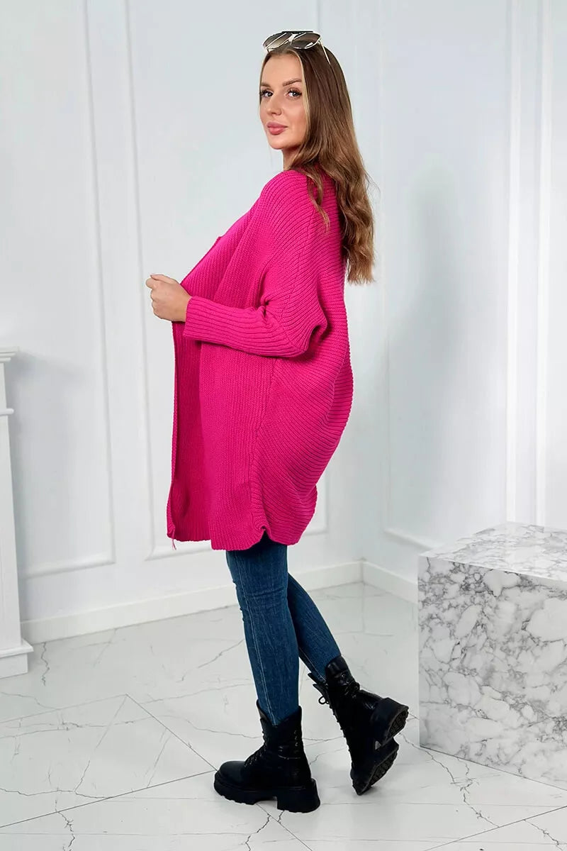Women's pink cardigan Nave