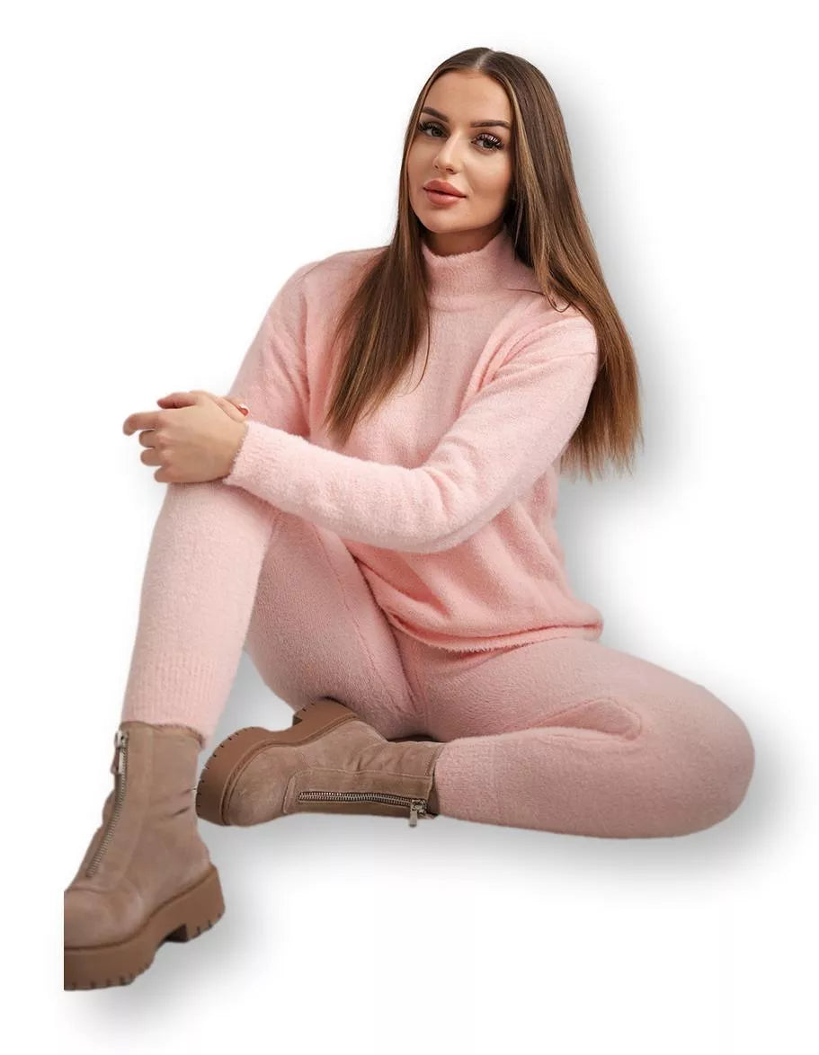 Women's pink Minky set.