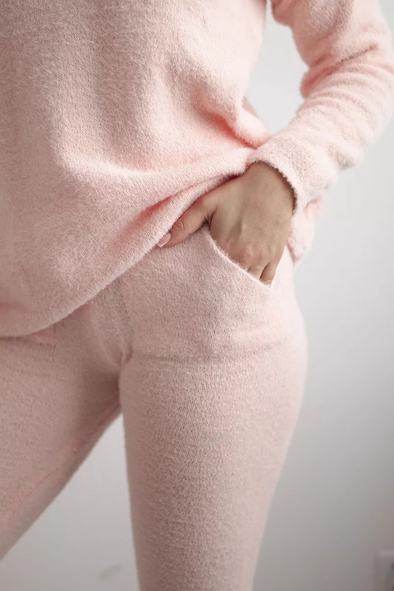 Women's pink Minky set.