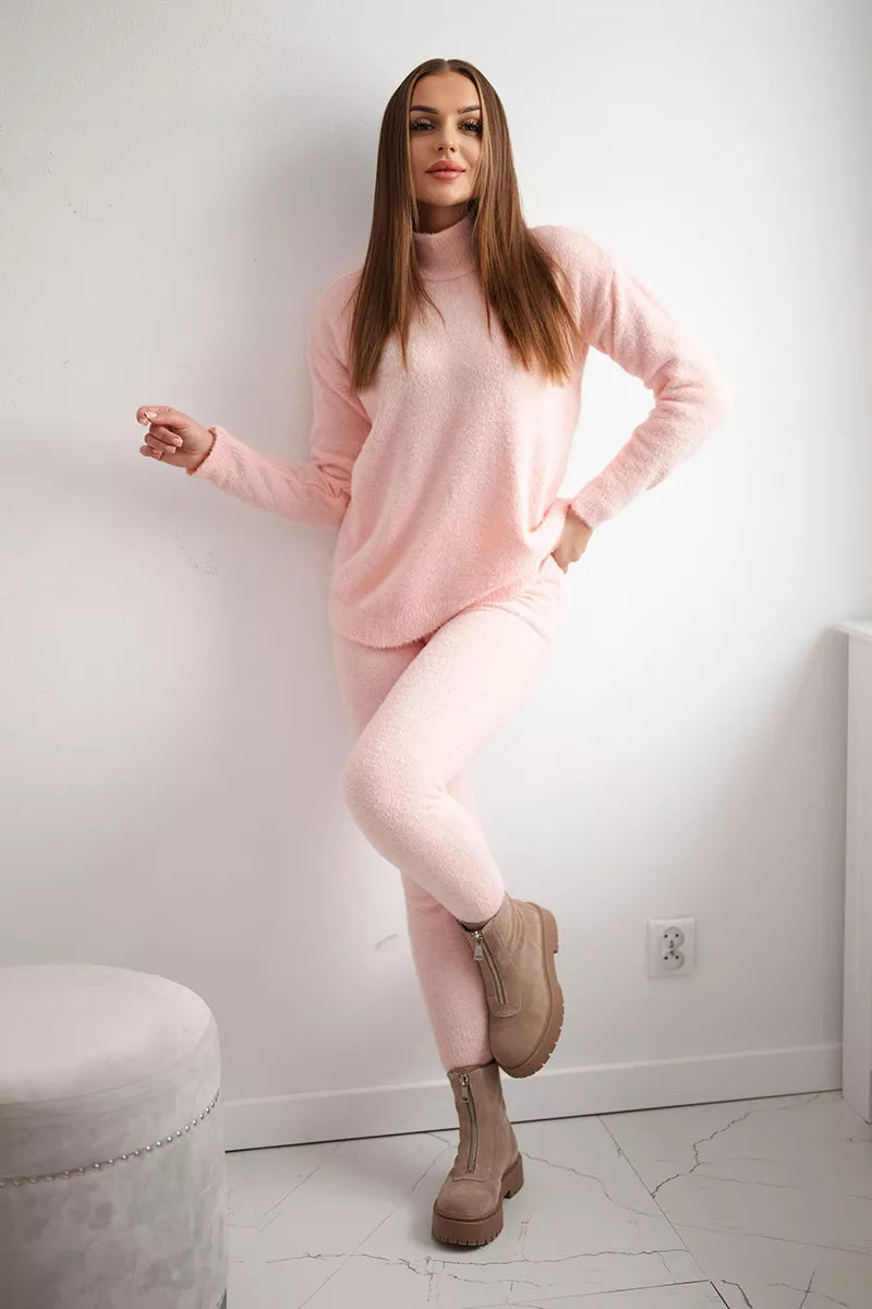 Women's pink Minky set.