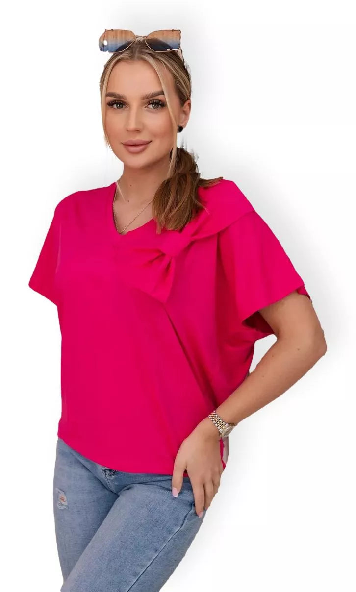 Women's pink T-shirt Korin